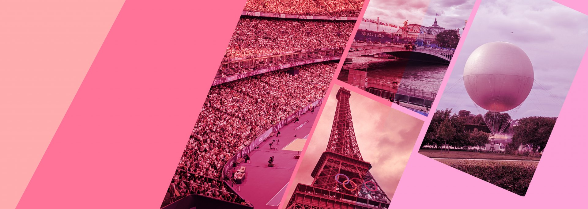 Bild mit Szenen von den Olympischen Spielen 2024