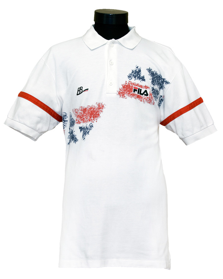 Weißes Tennis Polo der Marke Fila